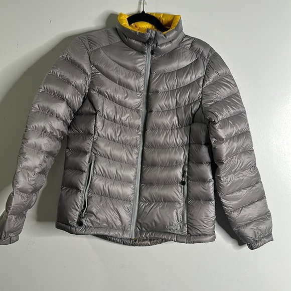 L.L.Bean gray goose down ultra light 850 puffer jacket size small p - Picture 1 of 10